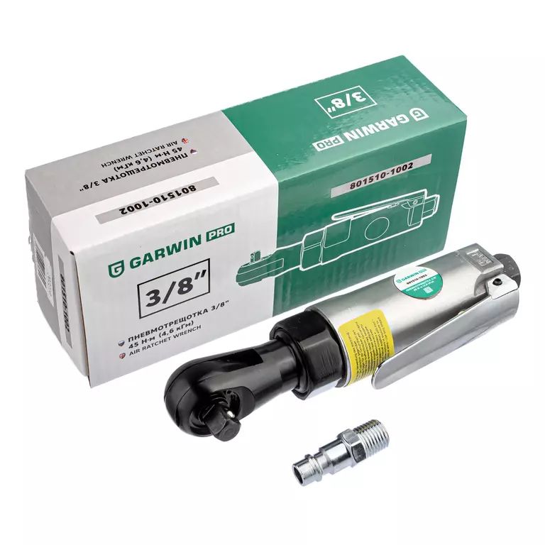 Пневмотрещотка 3/8" 45 Нм (4,6 кГм) Пневмотрещотка 3/8" 45 Нм (4,6 кГм)