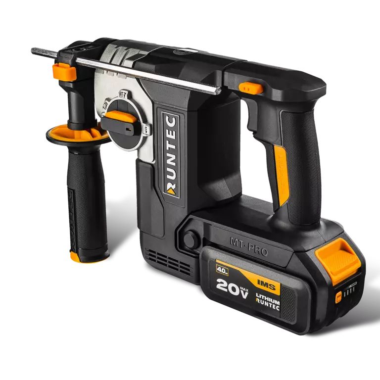 Перфоратор аккумуляторный RUNTEC PRO 2.3Дж, 20В, 2*4Ач, 750Вт Перфоратор аккумуляторный RUNTEC PRO 2.3Дж, 20В, 2*4Ач, 750Вт