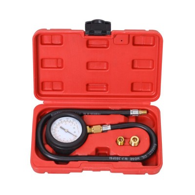 Тестер давления масла с адаптерами, 0-100PSI (0-7бар)
