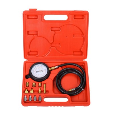 Тестер давления масла с адаптерами, 0-500PSI (0-35бар)