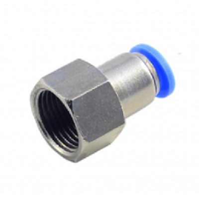 Фитинг RF-SPCF04-01 для пластиковых трубок 4мм с внутренней резьбой 1/8" ROCK FORCE /1 Фитинг RF-SPCF04-01 для пластиковых трубок 4мм с внутренней резьбой 1/8" ROCK FORCE /1