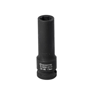 SID061213 Головка торцевая ударная, глубокая ROSSVIK, 1/2", 13мм SID061213 Головка торцевая ударная, глубокая ROSSVIK, 1/2", 13мм