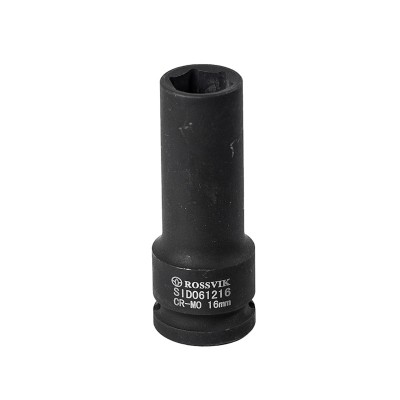 SID061216 Головка торцевая ударная, глубокая ROSSVIK, 1/2", 16мм SID061216 Головка торцевая ударная, глубокая ROSSVIK, 1/2", 16мм