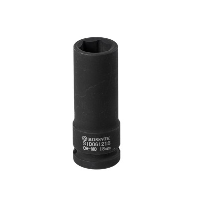 SID061218 Головка торцевая ударная, глубокая ROSSVIK, 1/2", 18мм SID061218 Головка торцевая ударная, глубокая ROSSVIK, 1/2", 18мм
