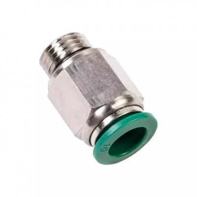 Фитинг цанговый М1/4" 10 мм, с уплотнением, пластм. корпус