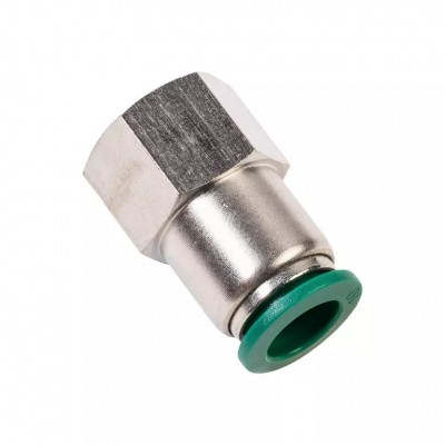 Цанговый разъем F3/8" 10 мм, с уплотнением, пластм. корпус