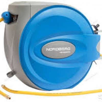 NORDBERG ШЛАНГ воздушный на катушке гибридный PVC Ø9,5х15,5мм, 15+1м