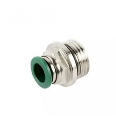 Фитинг цанговый М1/4" 6 мм, с уплотнением, пластм. корпус