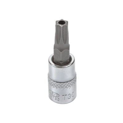 Головка торцевая с вставкой torx с отверстием 1/4" T30H Головка торцевая с вставкой torx с отверстием 1/4" T30H