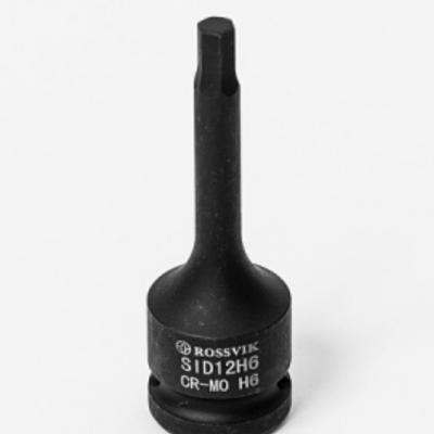 SID12H6 Головка торцевая ударная ROSSVIK, 1/2", Hex H6, L-78мм SID12H6 Головка торцевая ударная ROSSVIK, 1/2", Hex H6, L-78мм