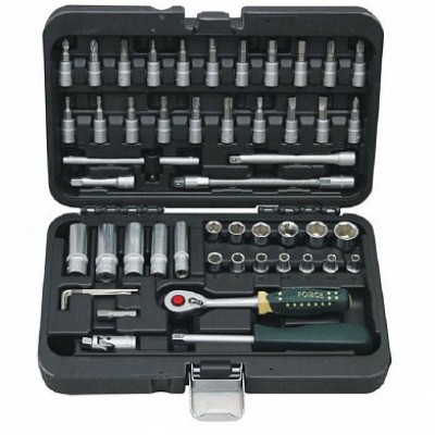Набор инструментов RF-2512-5: 1/4"DR с 6-гранными головками 51пр. ROCK FORCE /1/10