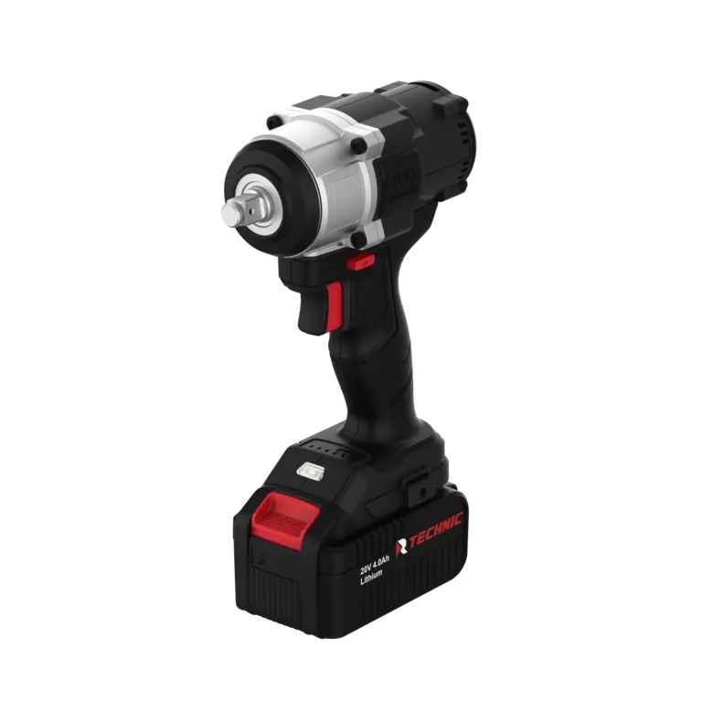 Гайковерт ударный аккумуляторный RUNTEC TECHNIC 1/2", 20В, 2*4Ач, 800Нм
