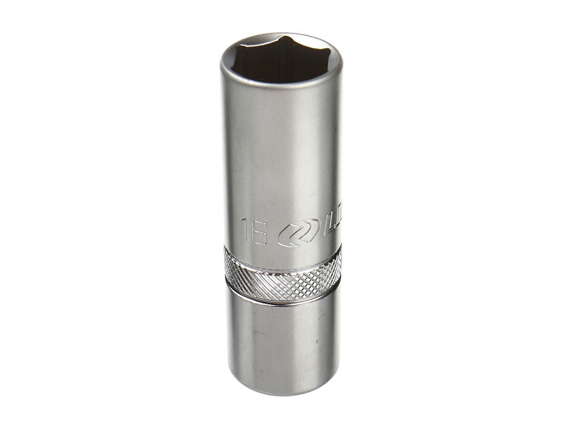 Головка свечная 16мм 1/2" 6-гранная L-65мм LG-47016 LIGE /1/60 NEW