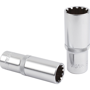 Головка торцевая глубокая spline 1/4" 11мм
