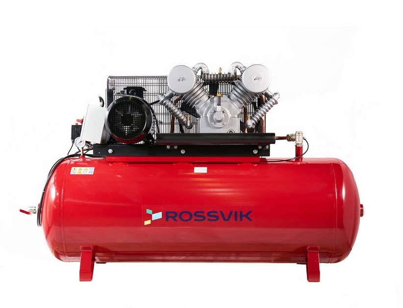 Компрессор поршневой ROSSVIK СБ4/Ф-500.LТ100/10-7,5, 1400л/мин, 10бар, ресивер 500л, 380В/7,5кВт