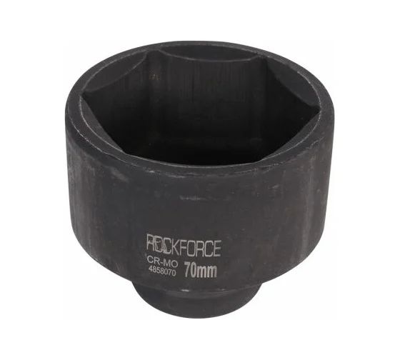 Головка торцевая 70мм 1" 6-гранная ударная L=90мм ROCKFORCE RF-4858070 /1/20