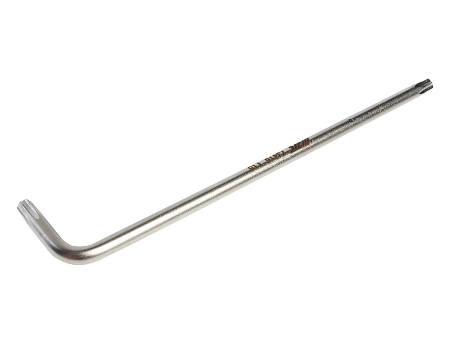 Ключ TORX Г-образный удлиненный T25H, длина 126мм JTC
