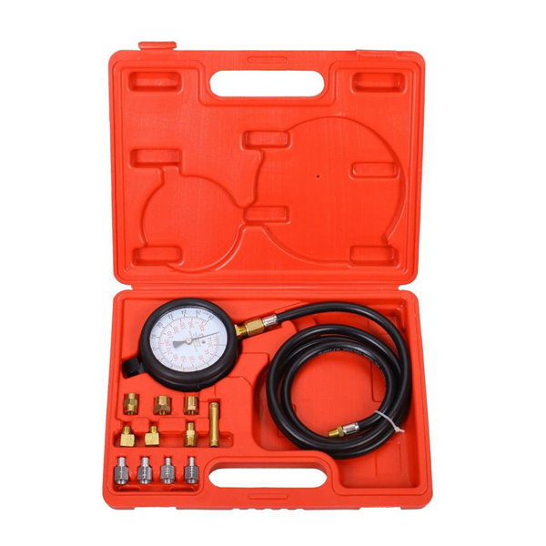 Тестер давления масла с адаптерами, 0-500PSI (0-35бар)