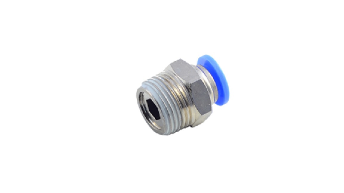 Фитинг  RF-SPC10-02 для пластиковых трубок 10мм с наружной резьбой 1/4" ROCK FORCE /1