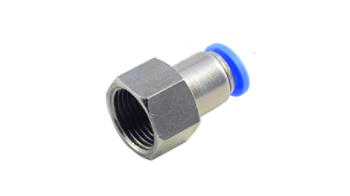Фитинг  RF-SPCF04-02 для пластиковых трубок 4мм с внутренней резьбой 1/4" ROCK FORCE /1
