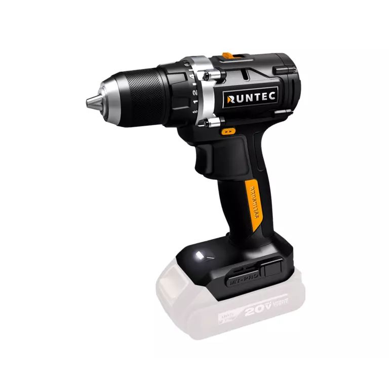 Дрель-шуруповерт аккумуляторная RUNTEC PRO 13 мм, 20В, 55Нм