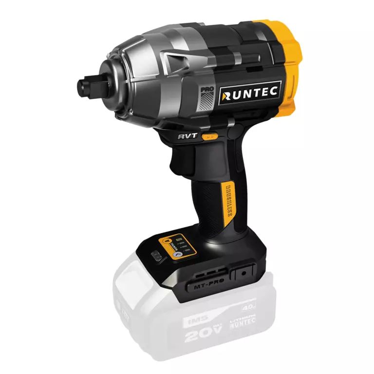 Гайковерт ударный аккумуляторный RUNTEC PRO 1/2", 20В, 1100Нм