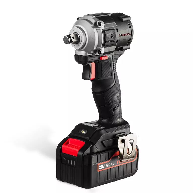 Гайковерт ударный аккумуляторный RUNTEC TECHNIC 1/2", 20В, 2*4Ач, 300Нм