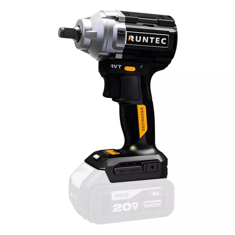 Гайковерт ударный аккумуляторный RUNTEC PRO 1/2", 20В, 500Нм