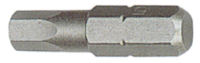 Бита 1/4" шестигранная H2.5 25 мм