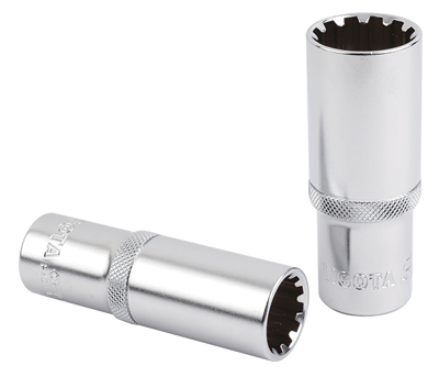 Головка торцевая глубокая spline 3/8" 21мм