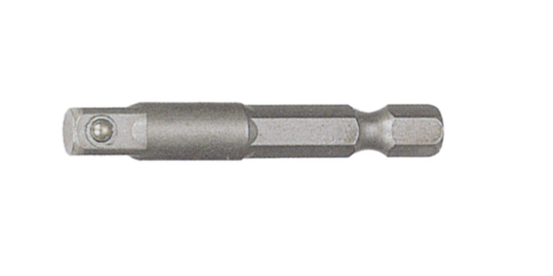 Адаптер с шестигр. 1/4" на квадрат 1/4" 100мм