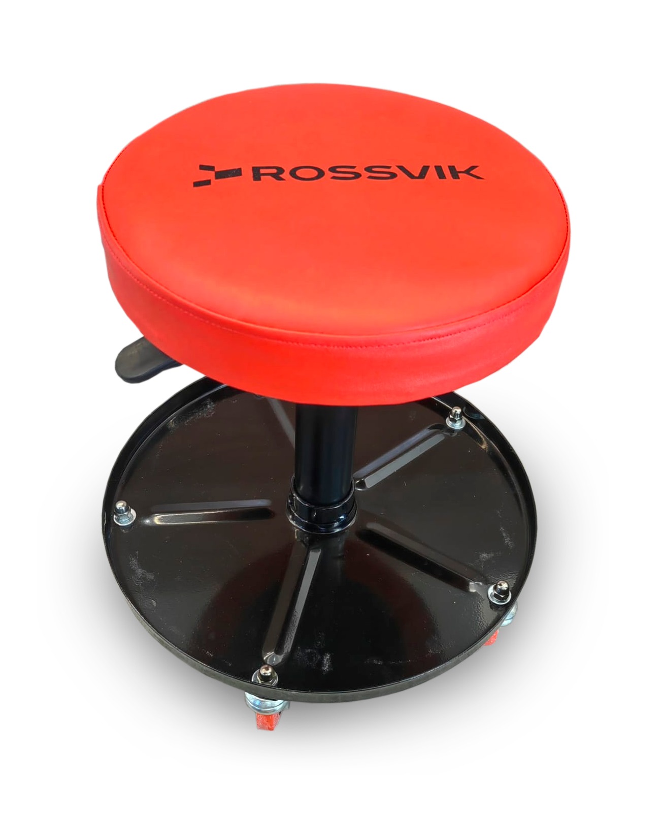 Сиденье ремонтное ROSSVIK на колесах, г/п 130кг, высота 380-508мм