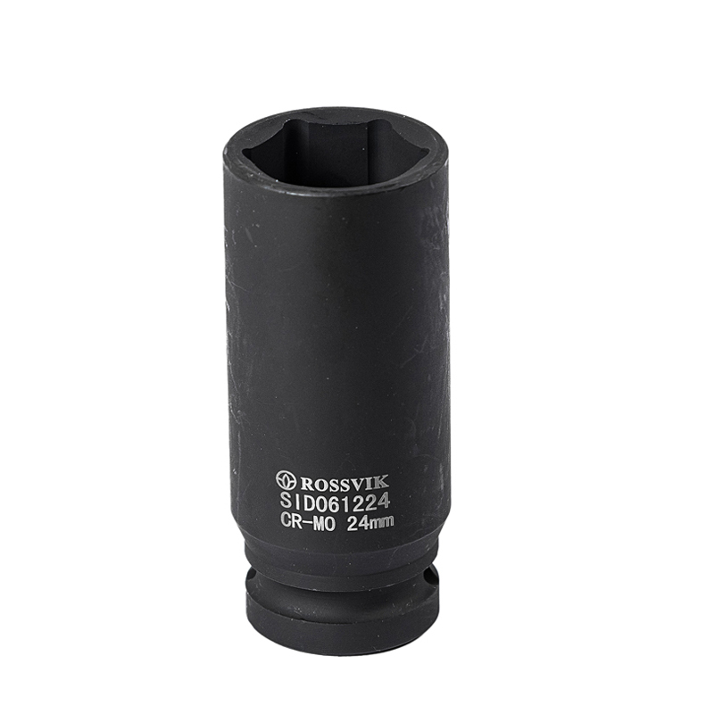 SID061226 Головка торцевая ударная, глубокая ROSSVIK, 1/2", 26мм