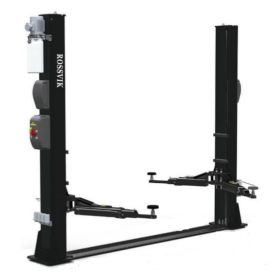 Автоподъемник двухстоечный ROSSVIK PRO V2-4.0 г/п 4.0т, 380В RAL7016D