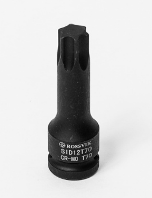 SID12T70 Головка торцевая ударная ROSSVIK, 1/2", Torx T70, L-78мм