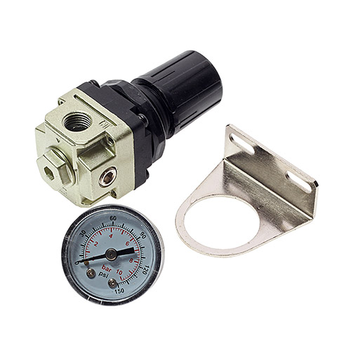 Регулятор давления воздуха ER-AR2000-02: 1/4" (0-10bar)    ЭВРИКА