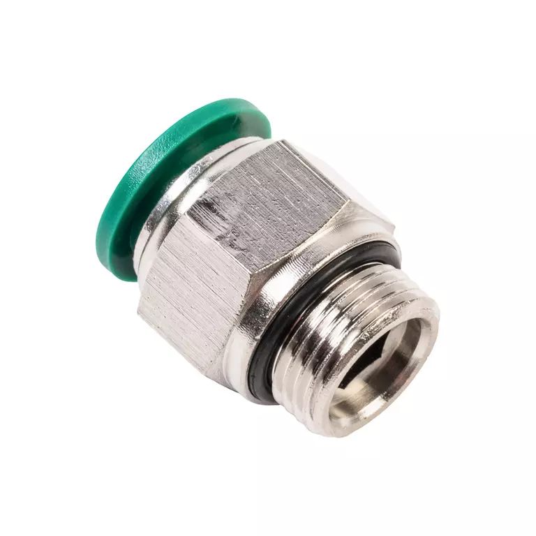 Фитинг цанговый M3/8" 12мм, с уплотнителем, пласт. корпус