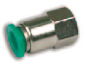 B252/7 F1/4" цанга 6 мм, с уплотнением, пластм. корпус