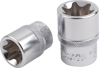 Головка торцевая 1/4" E6