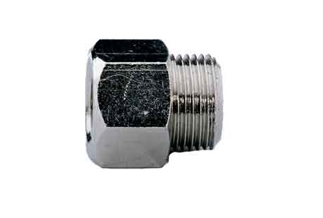 Переходник резьба M1/8" (наруж) - резьба F3/8" (внутр)