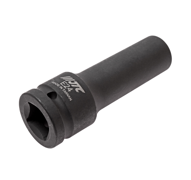 Головка торцевая глубокая ударная 12-гранная TORX 3/4" х E24, длина 110мм JTC /1
