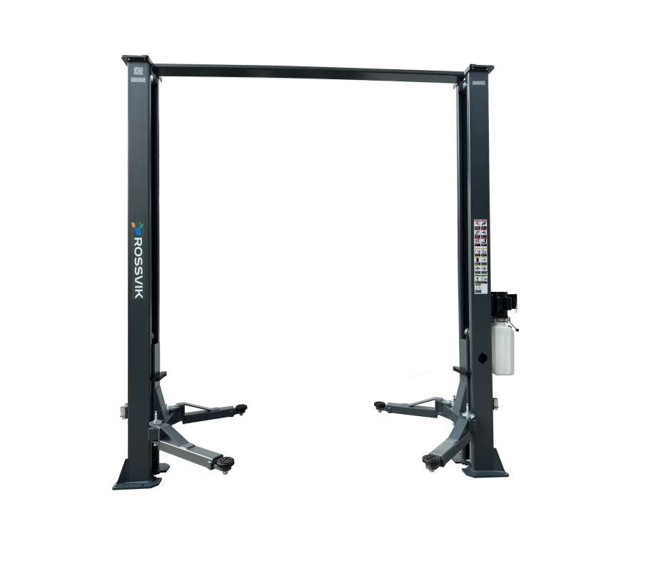 Автоподъемник двухстоечный ROSSVIK V2-4L г/п 4.0т, 380В, с верхней синхронизацией. Серый