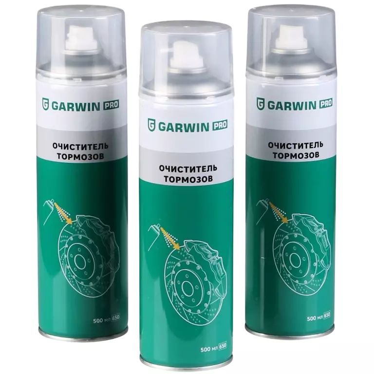 Очиститель тормозов GARWIN PRO 650 мл (3 шт)