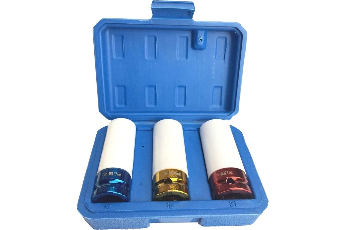 Набор ударных головок G-10003, 3 предмета, 1/2"