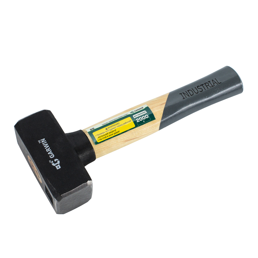 Кувалда Garwin INDUSTRIAL с рукояткой из дерева гикори, 2000 г