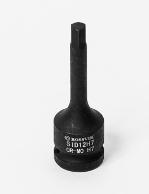 SID12H7 Головка торцевая ударная ROSSVIK, 1/2", Hex H7, L-78мм