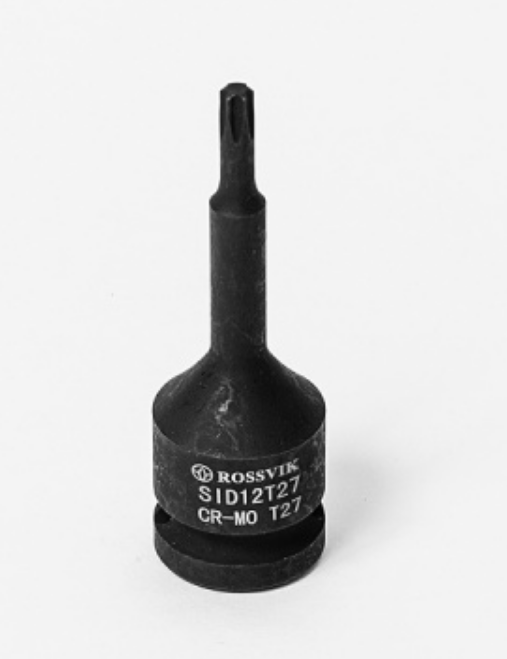 SID12T27 Головка торцевая ударная ROSSVIK, 1/2", Torx T27, L-78мм