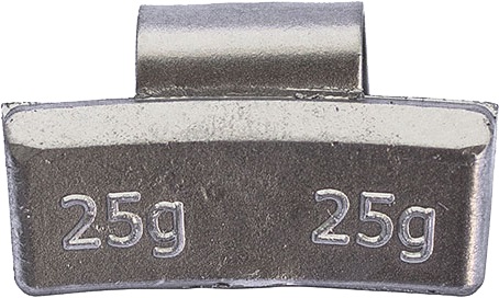 Груз балансировочный  25г, (уп./100шт) TURBO