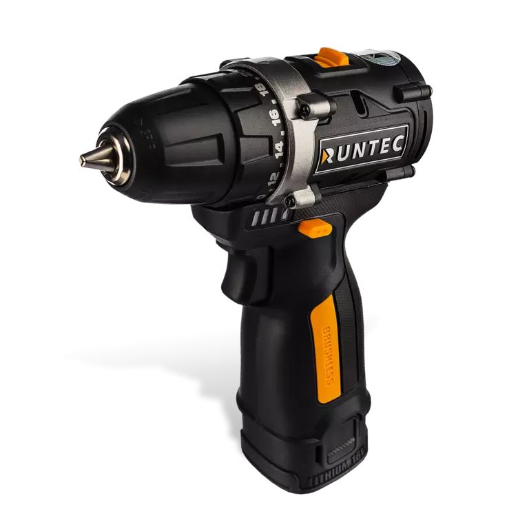 Дрель-шуруповерт аккумуляторная RUNTEC PRO 10 мм,16В, 2*2Ач, 45Нм
