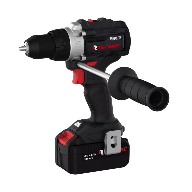 Дрель-шуруповерт ударная аккумуляторная RUNTEC TECHNIC 13 мм, 20В, 2*4Ач, 100Нм